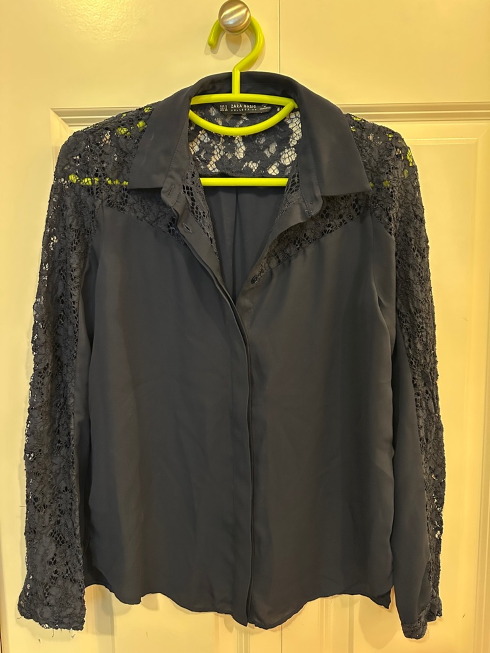 Zara Navy Blouse - US size S